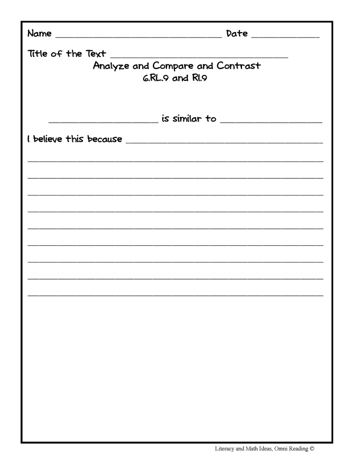 Common Core Charts, Organizers & Progress Forms For Every Standard: Grade 6