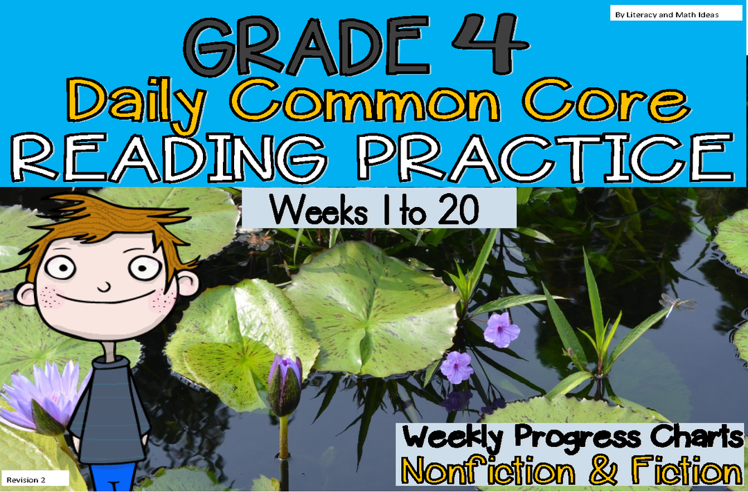 Grade 4 Daily Common Core Reading Practice Weeks 1-20