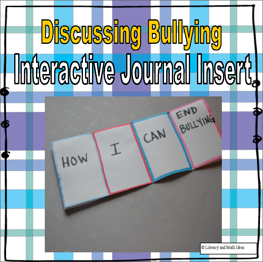 Free End Bullying (Interactive Journal Insert)