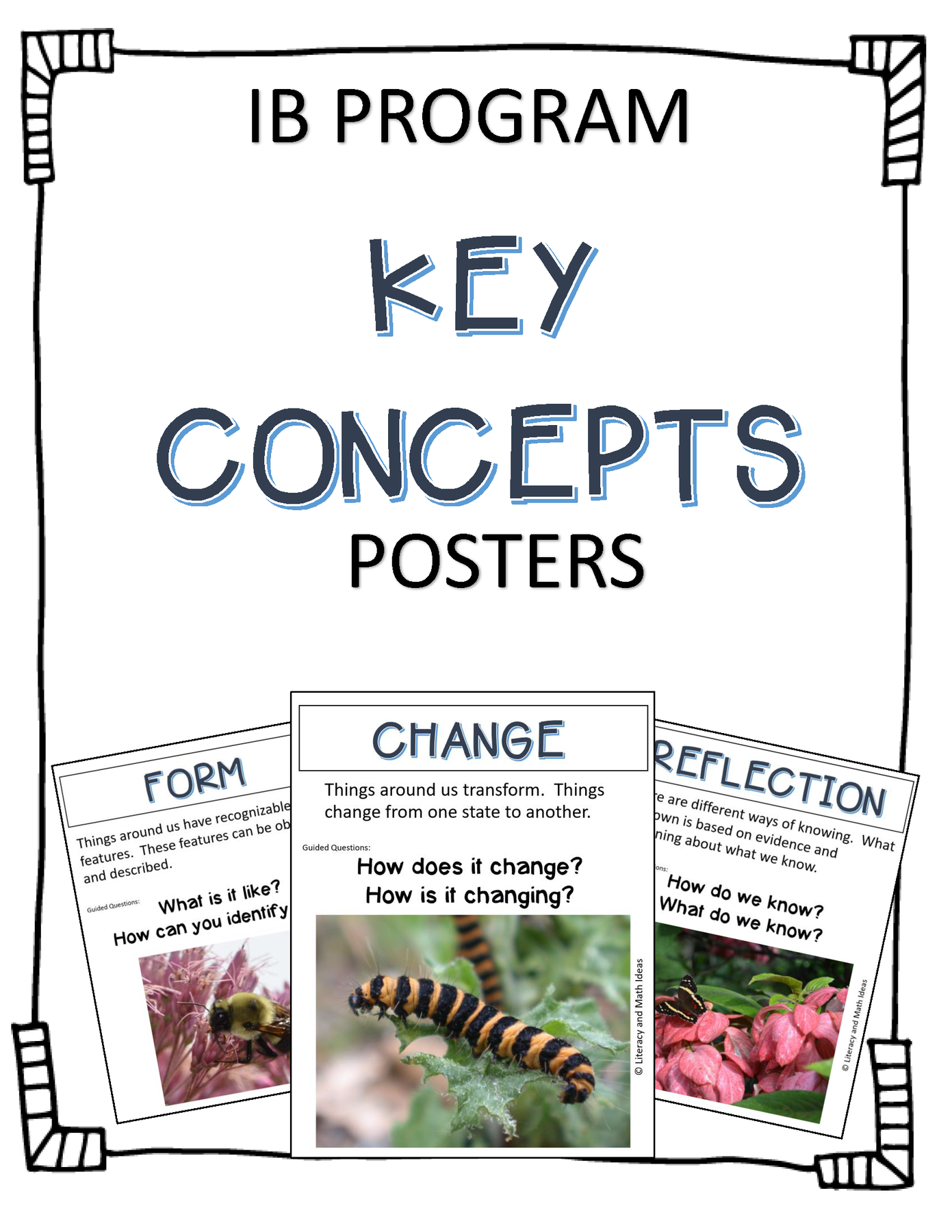 Ib Program Images For Writing IB Program-Key Concepts Posters – Literacy and Math Ideas