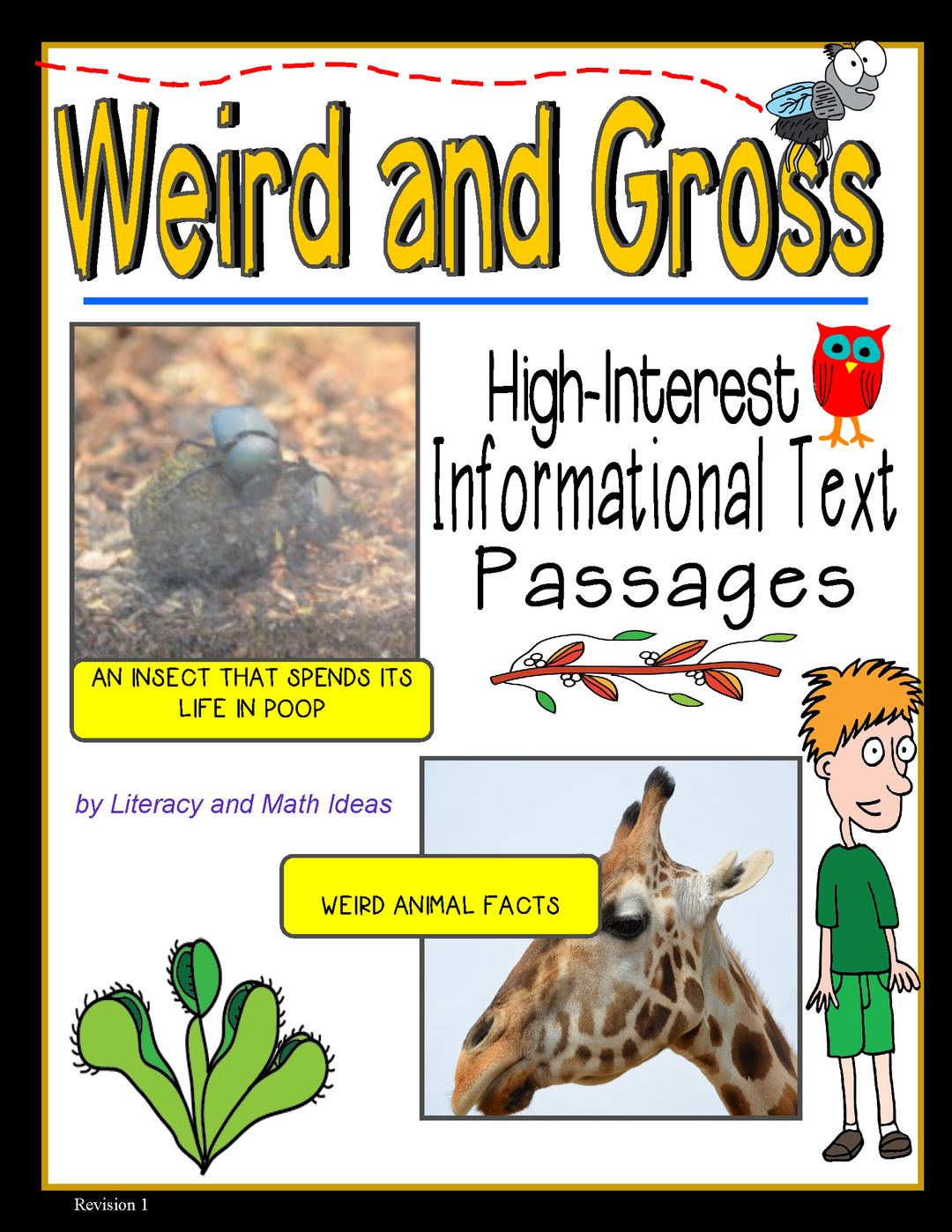 Weird and Gross: High-Interest Informational Text Passages
