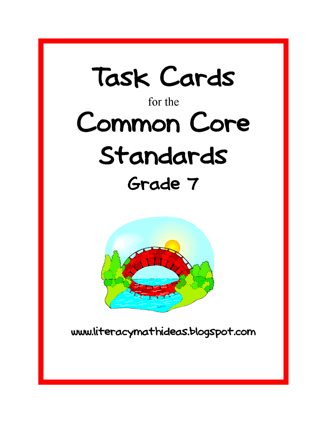 Common Core Task Cards: Grade 7