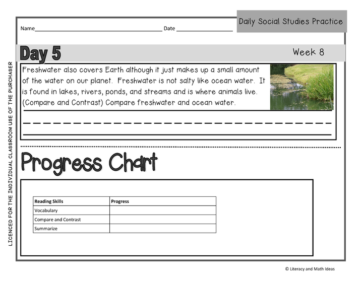 Daily Social Studies (Grade 2 October Weeks 5-8)