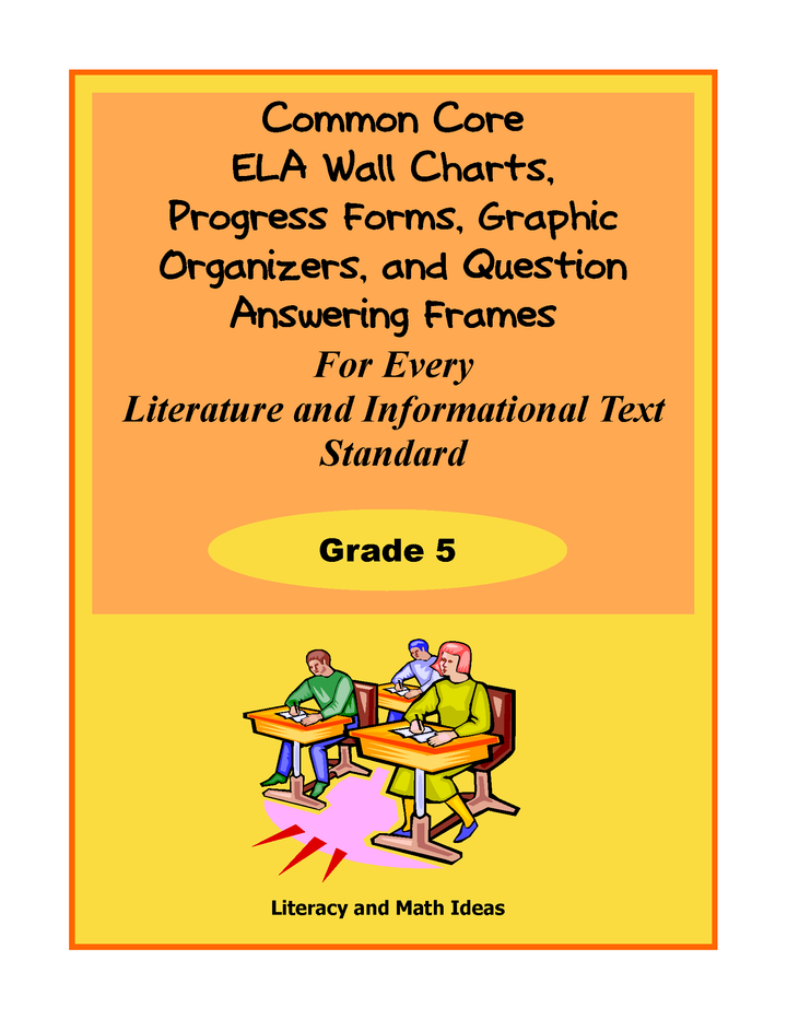 Common Core Charts, Organizers & Progress Forms For Every Standard: Grade 5