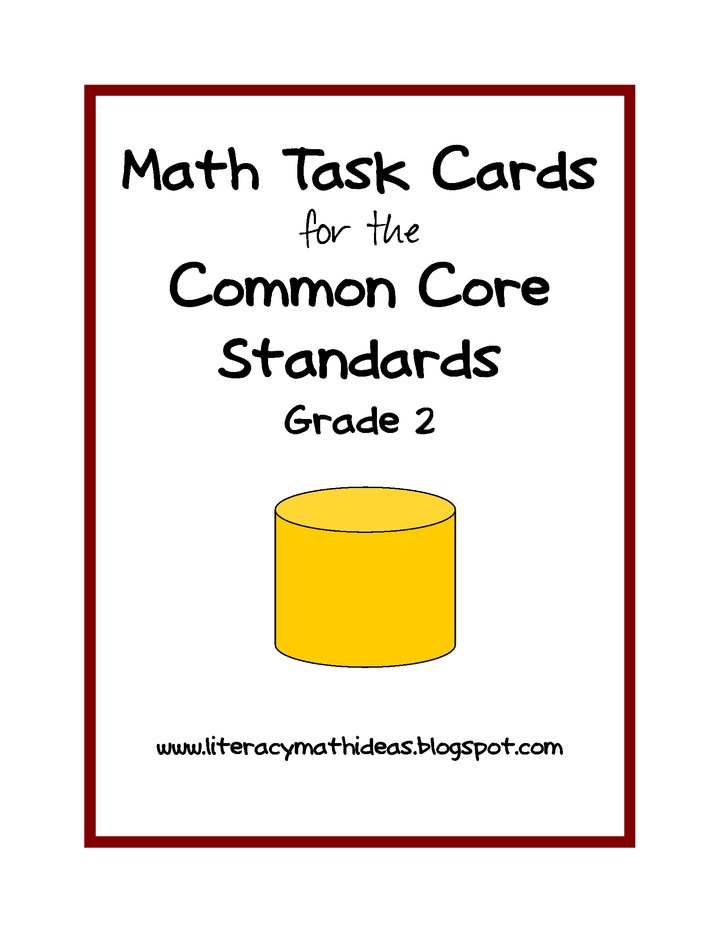 Common Core Standards Math Task Cards: Grade 2