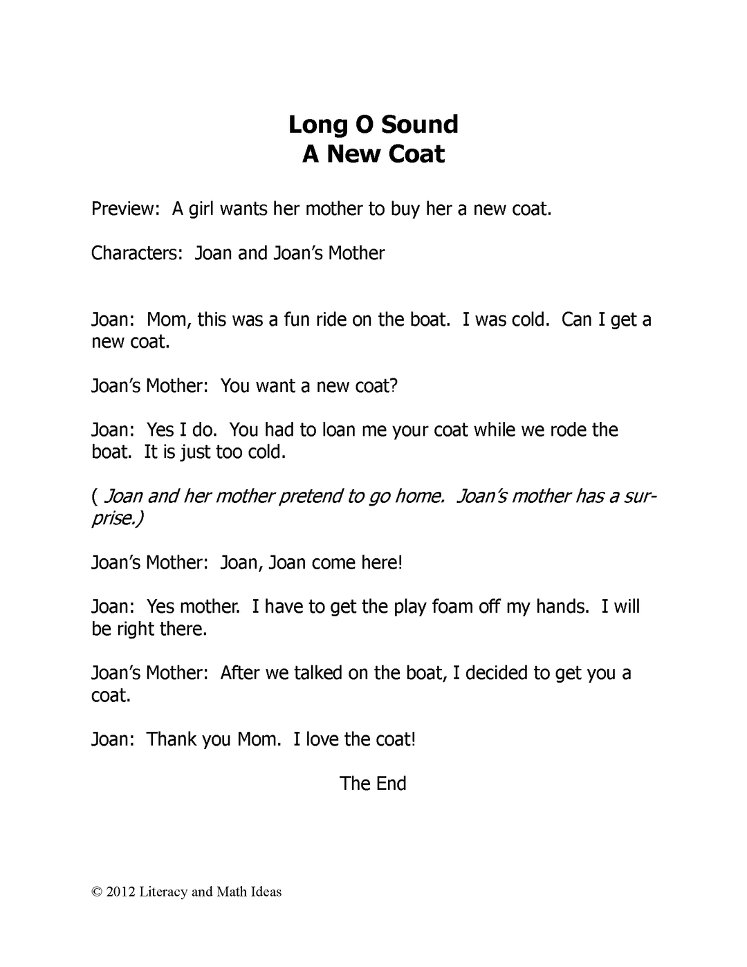 Long Vowel Reader's Theater, Literacy Centers, and 23 Worksheets