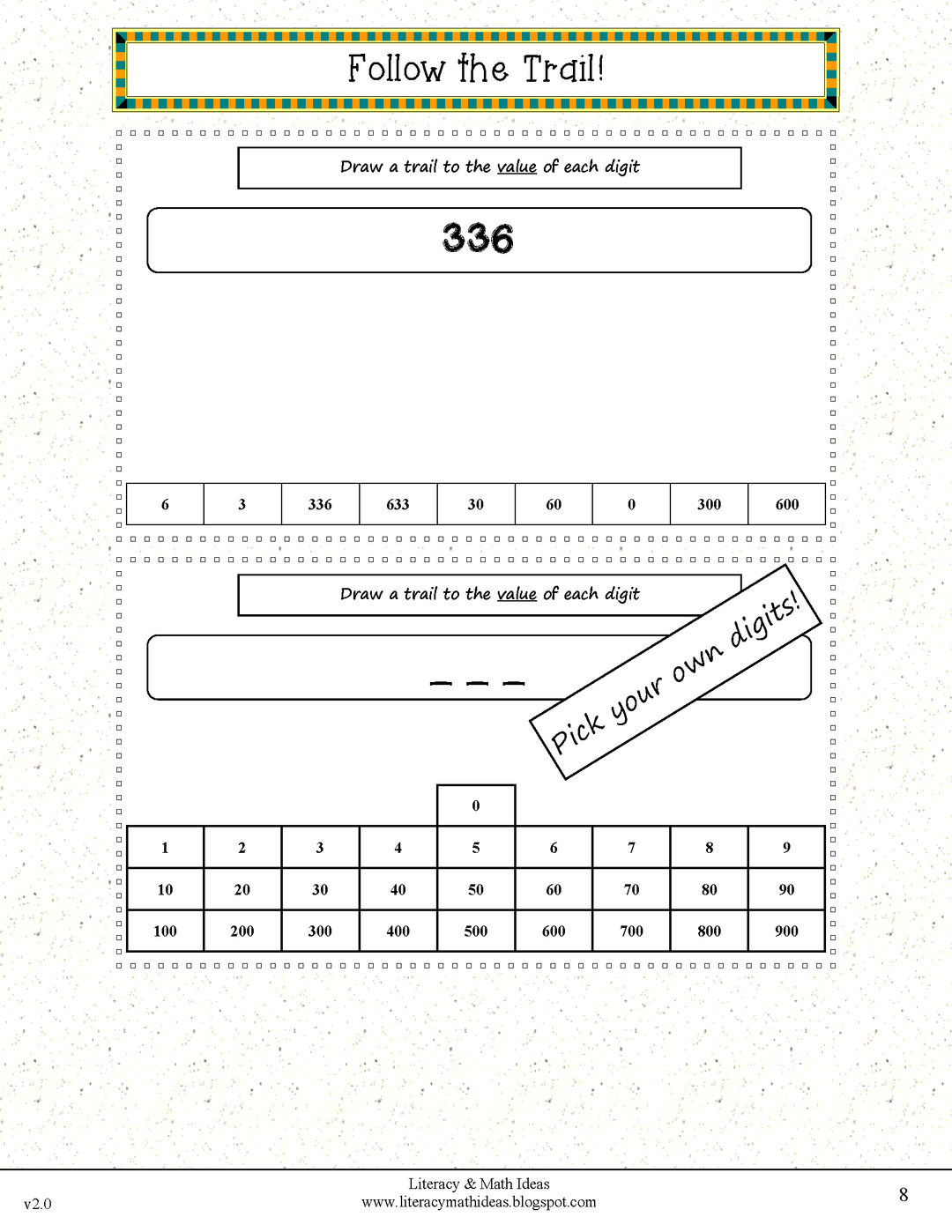 Grade 3 Common Core Interactive Notebook Number and Operations in Base Ten