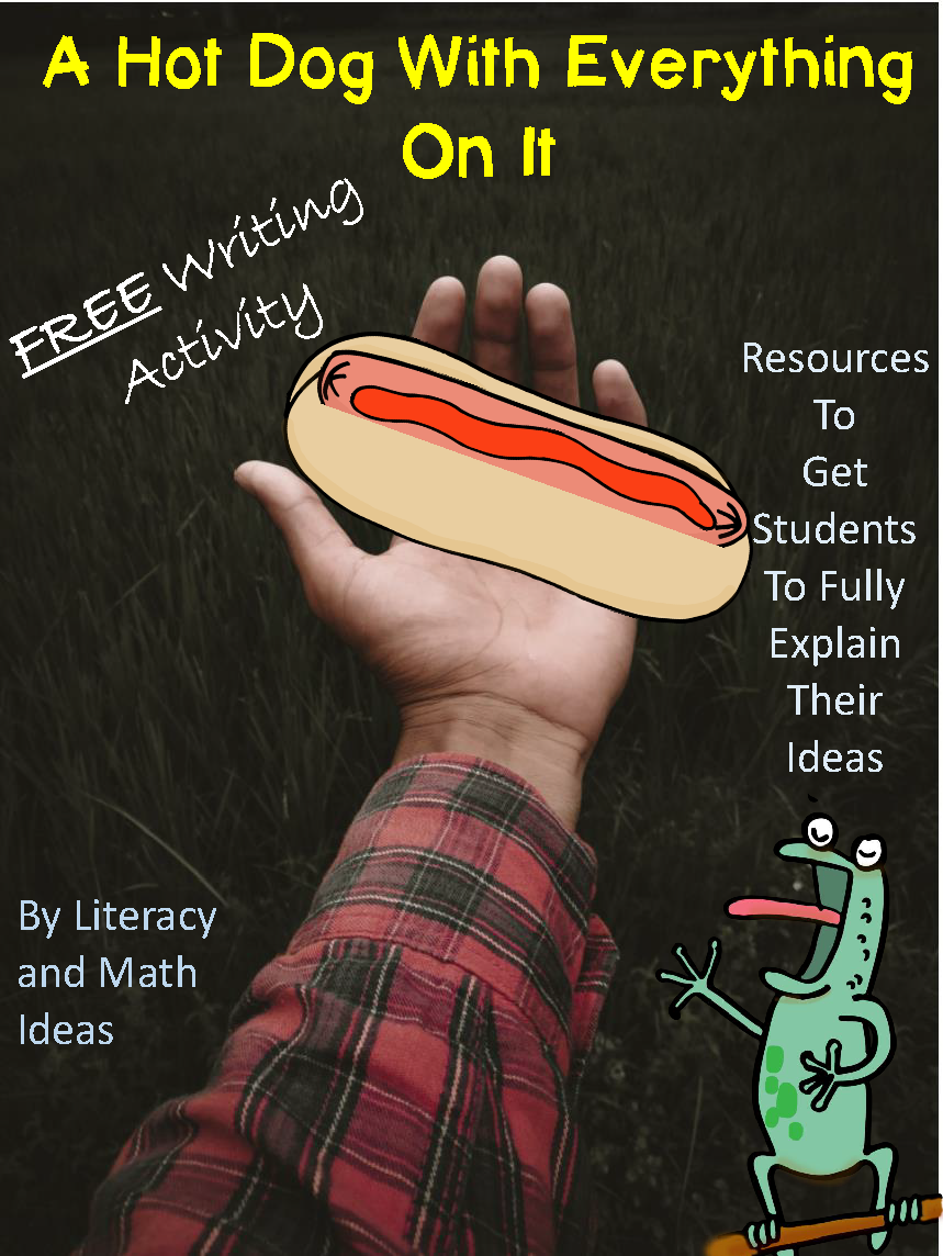 Hot Dog With Everything On It: Fun Writing Activity