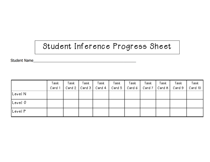 Inference Task Cards (Levels N,O,P) + Bonus Inference Video Game