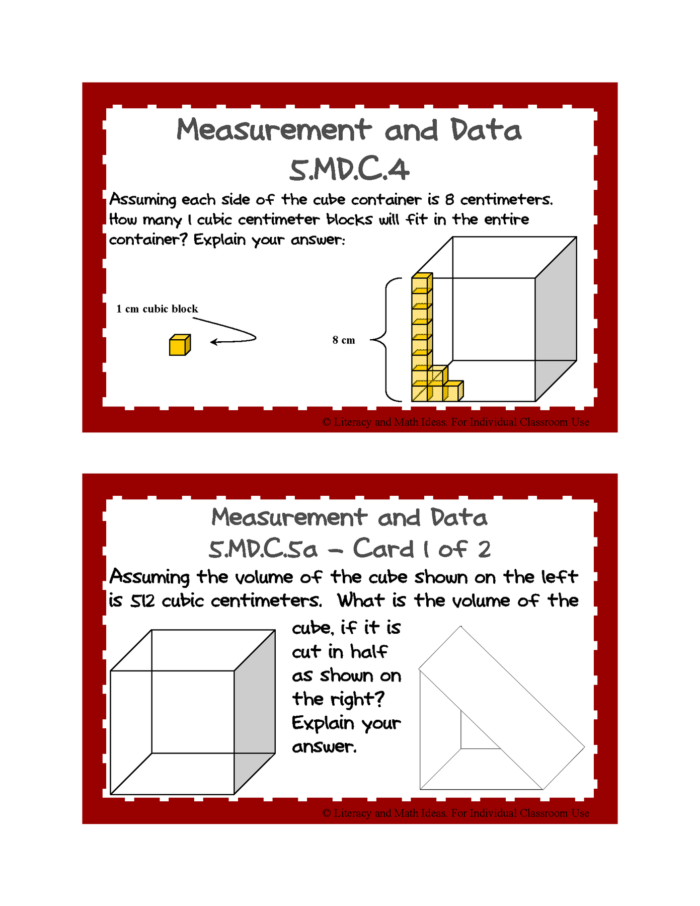 4342 Math Common Core Grade 5 Mega Pack – Literacy and Math Ideas