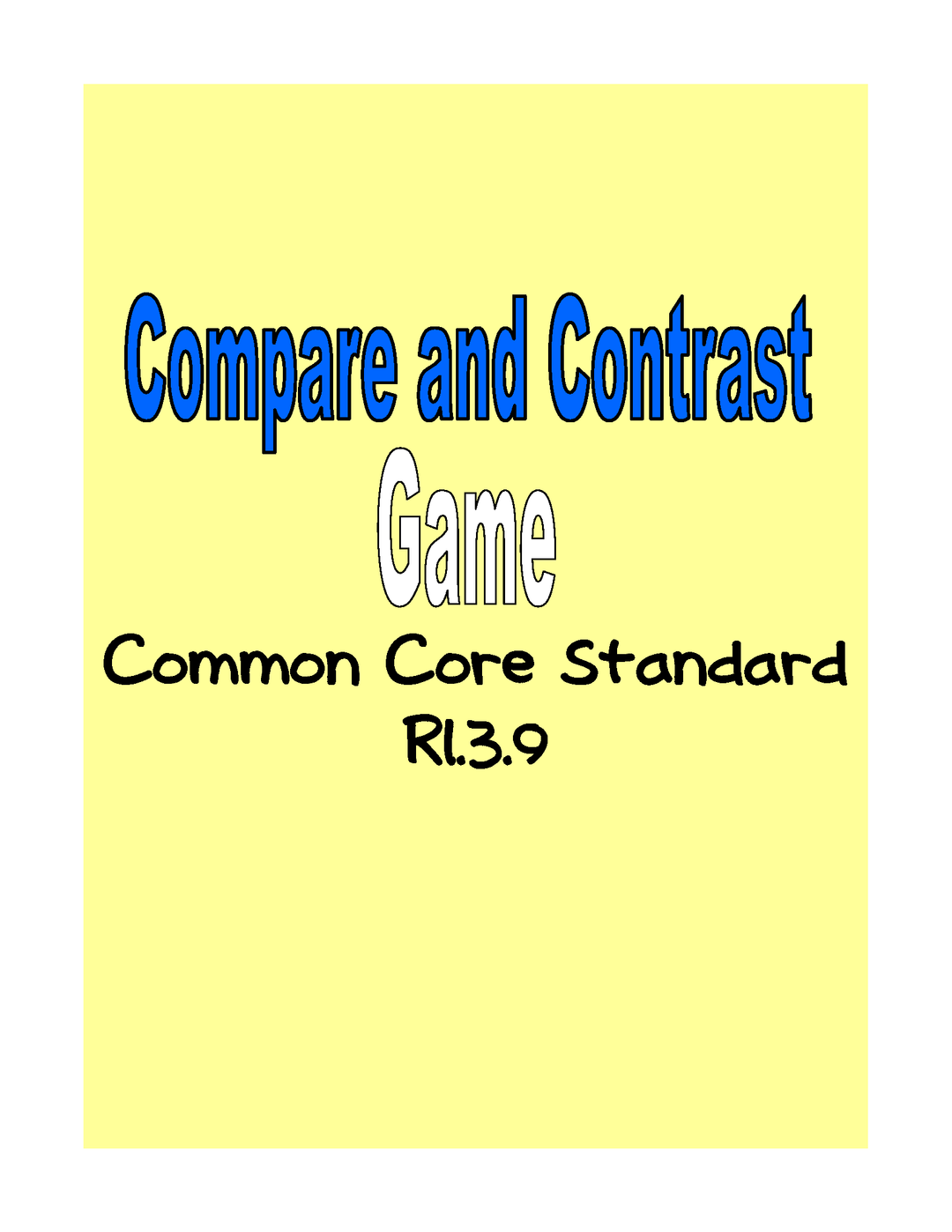 Common Core Centers for Every Informational Text Standard: Grade 3