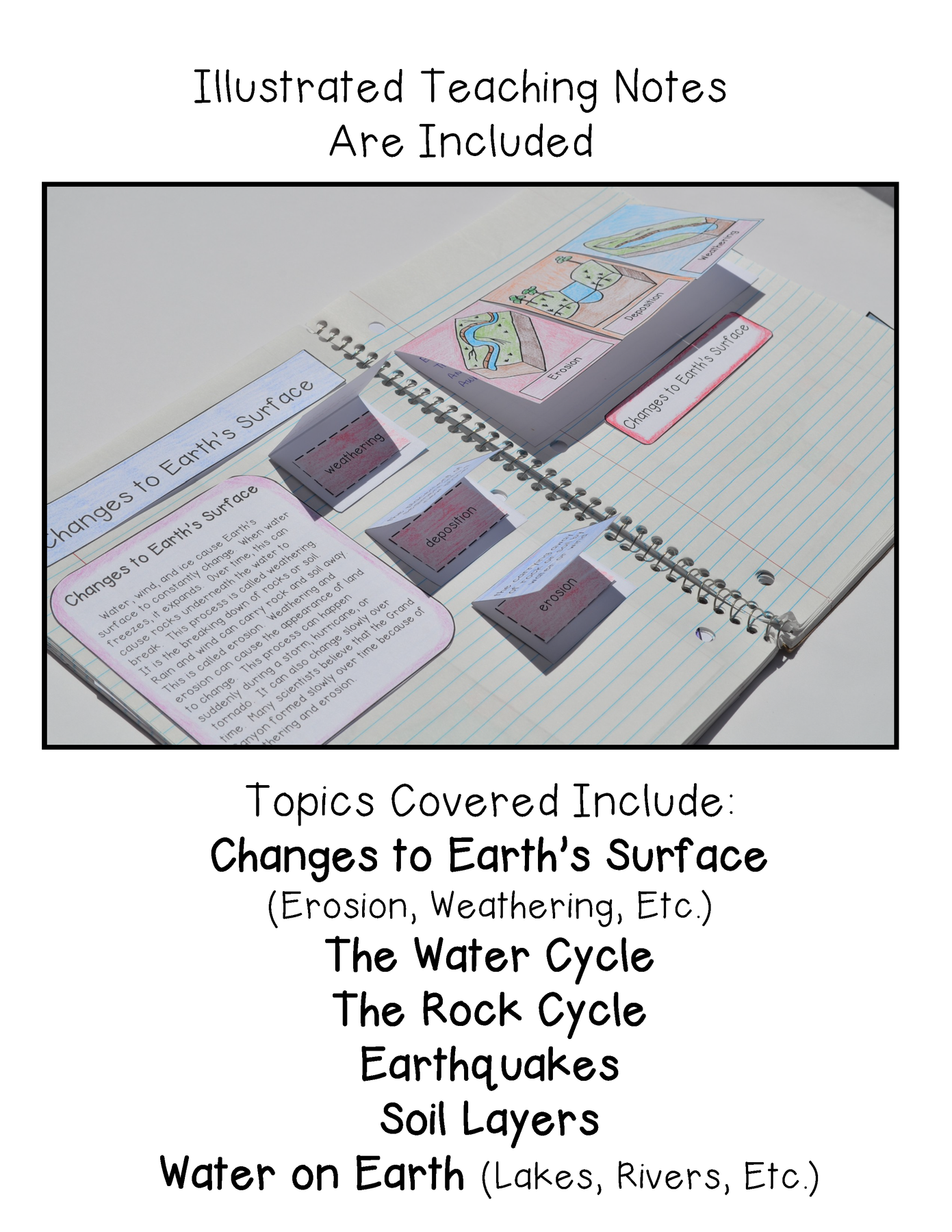 Earth Science Interactive Notebook – Literacy and Math Ideas