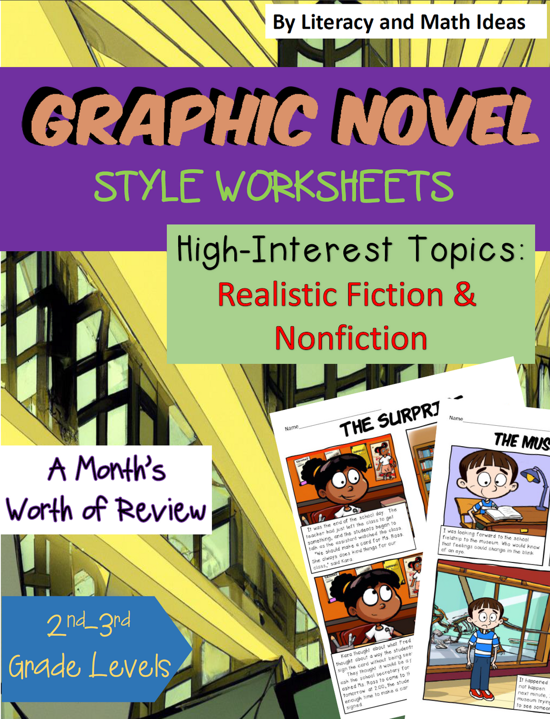 High-Interest Comic Graphic Novel Style Passages Grades 2 and 3