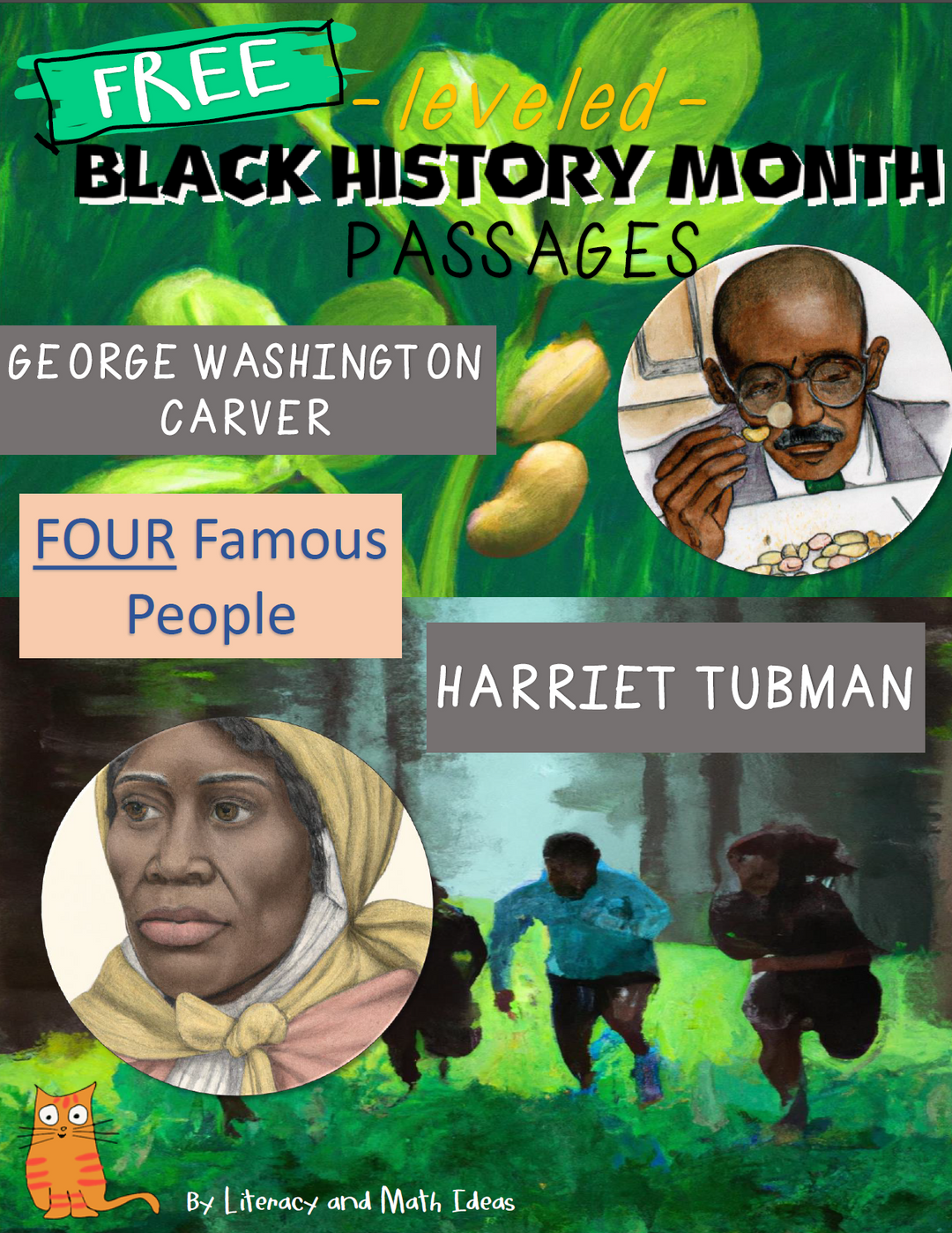 Free (Leveled) Black History Reading Passages and Comprehension Questions