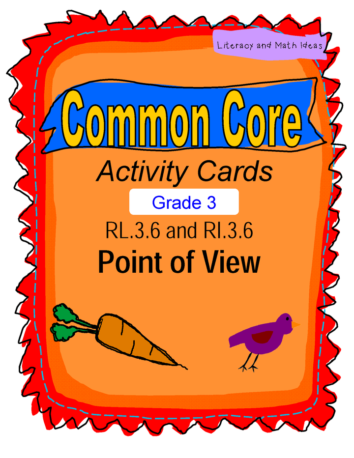 Point of View Grade Common Core RL.3.6 & RI.3.6