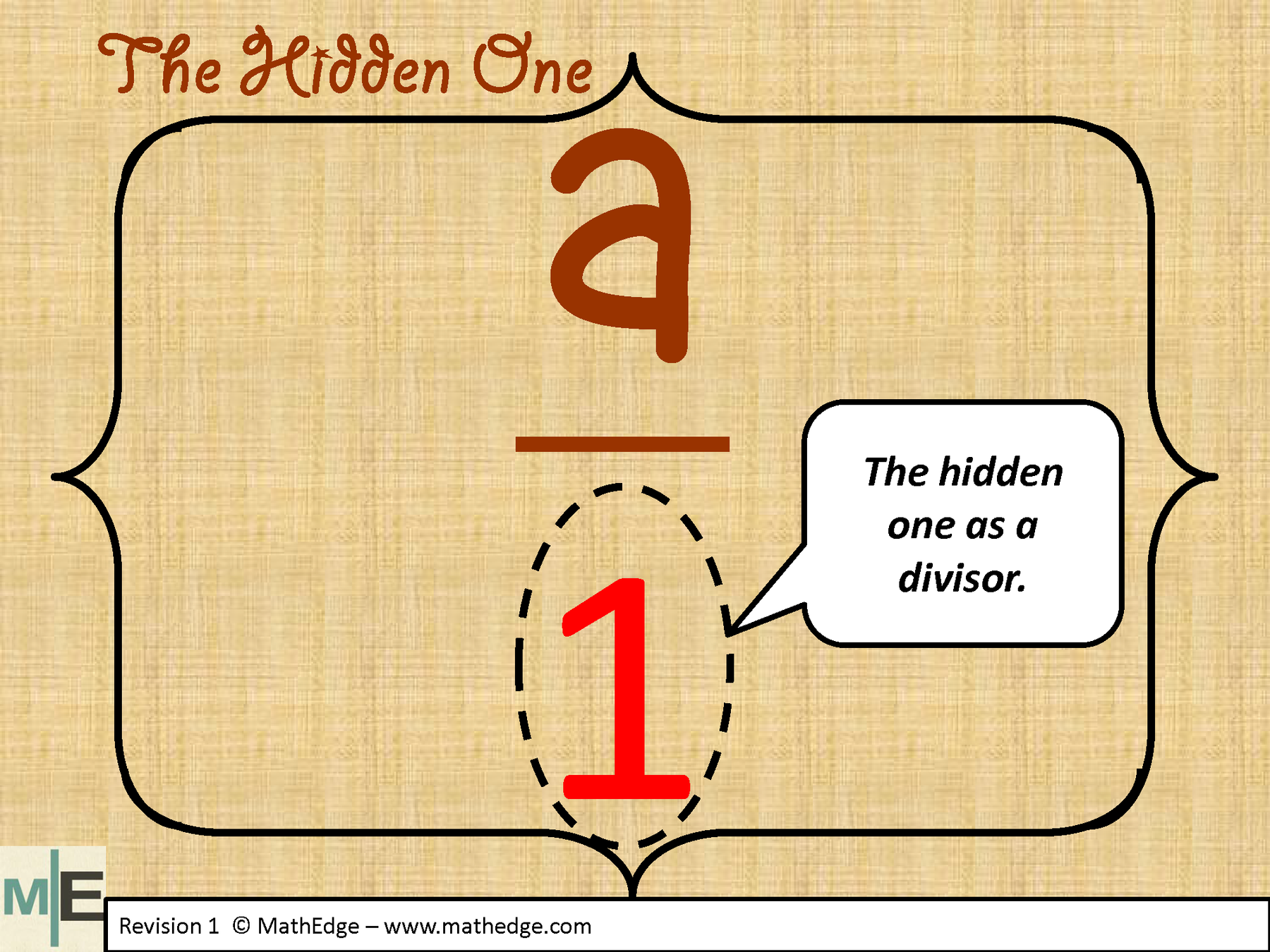 **Free**Math Resource (The Hidden One) – Literacy and Math Ideas
