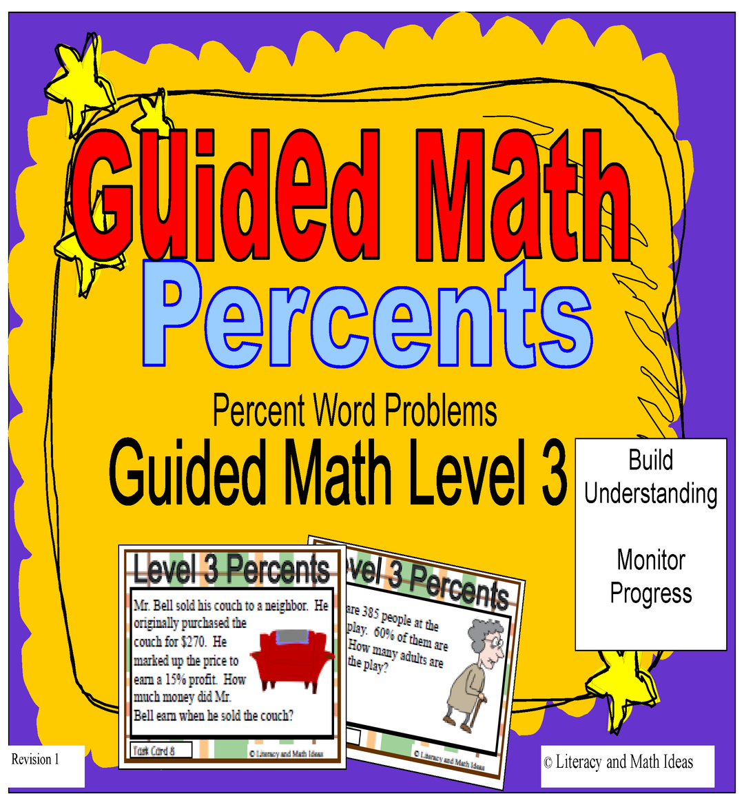 Percents Task Cards (Guided Math Level 3)