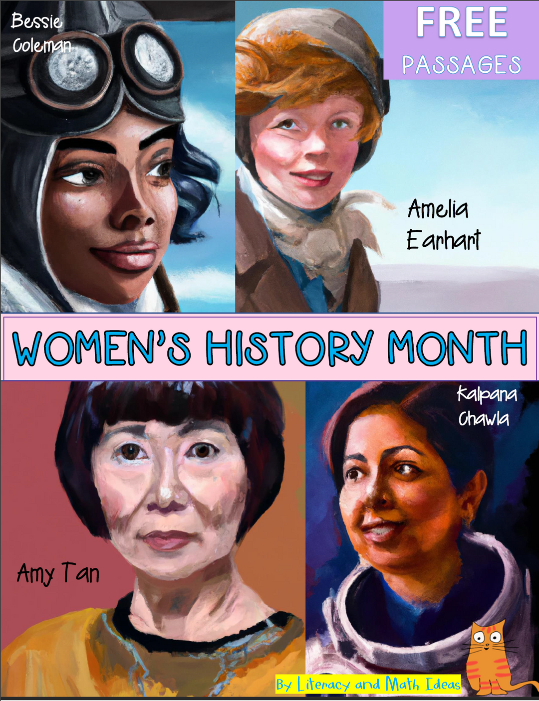 Free Women's History Month Reading Comprehension Passages