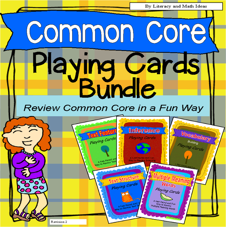 Common Core Playing Cards Set 1