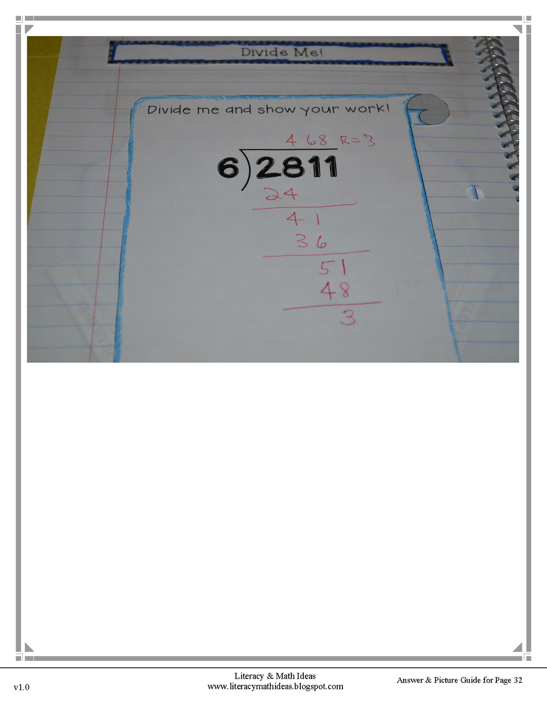 Grade 4 Common Core Interactive Notebook Number and Operations in Base Ten