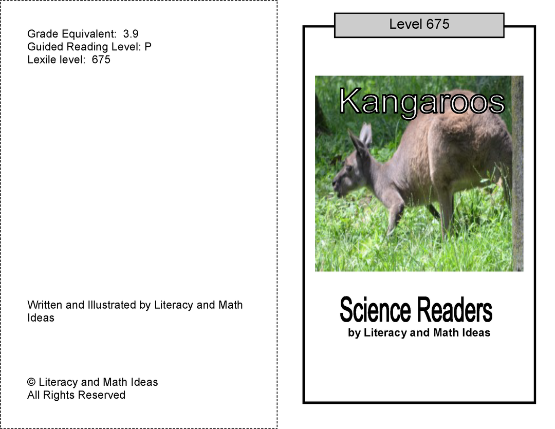 **Free** Differentiated Science Readers