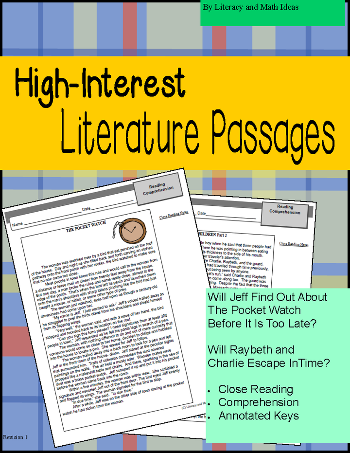 High-Interest Literature Passages (Grades 3-5)
