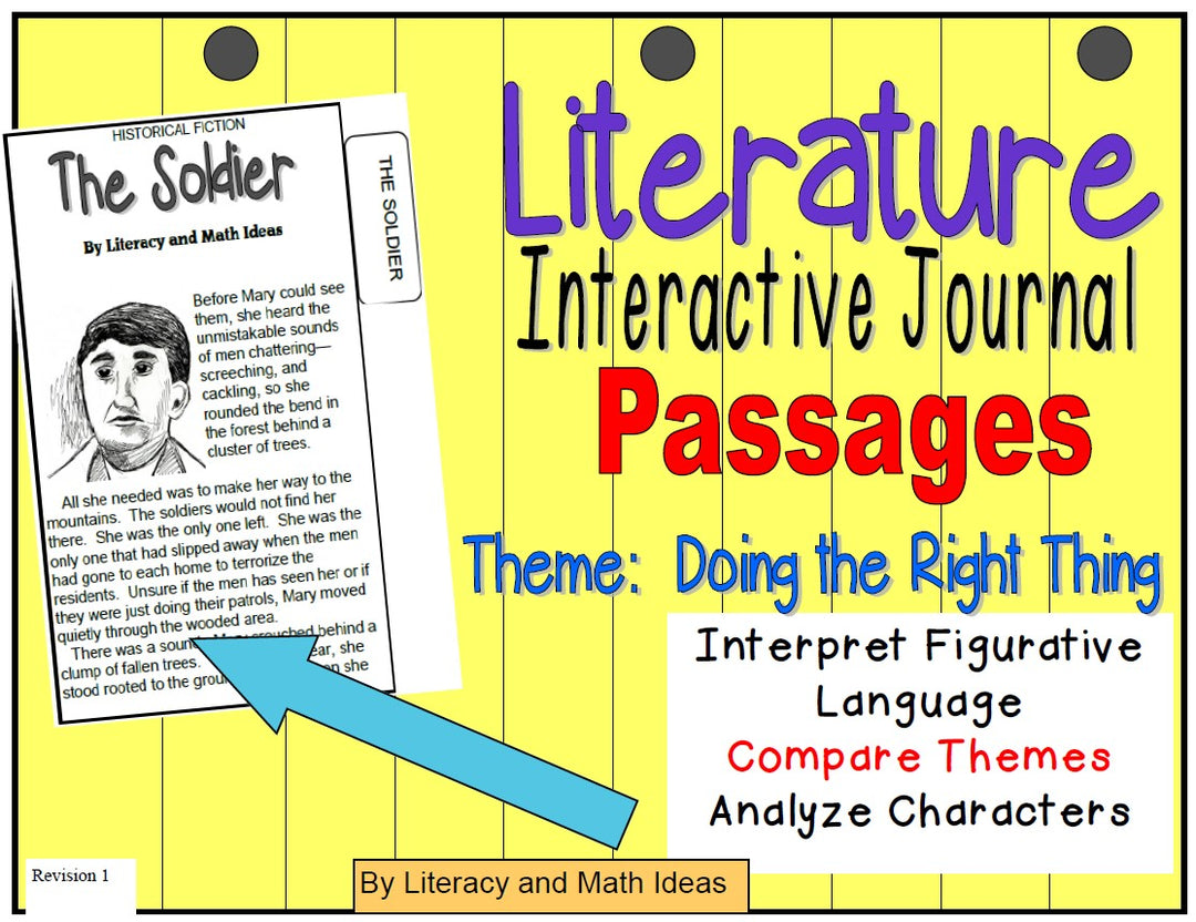 12 Middle School Literature Stories Organized By Theme & Topic (Questions Too)