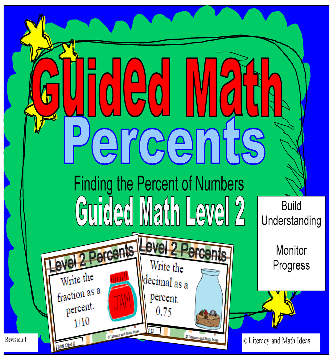 Percents Task Cards (Guided Math Level 2)