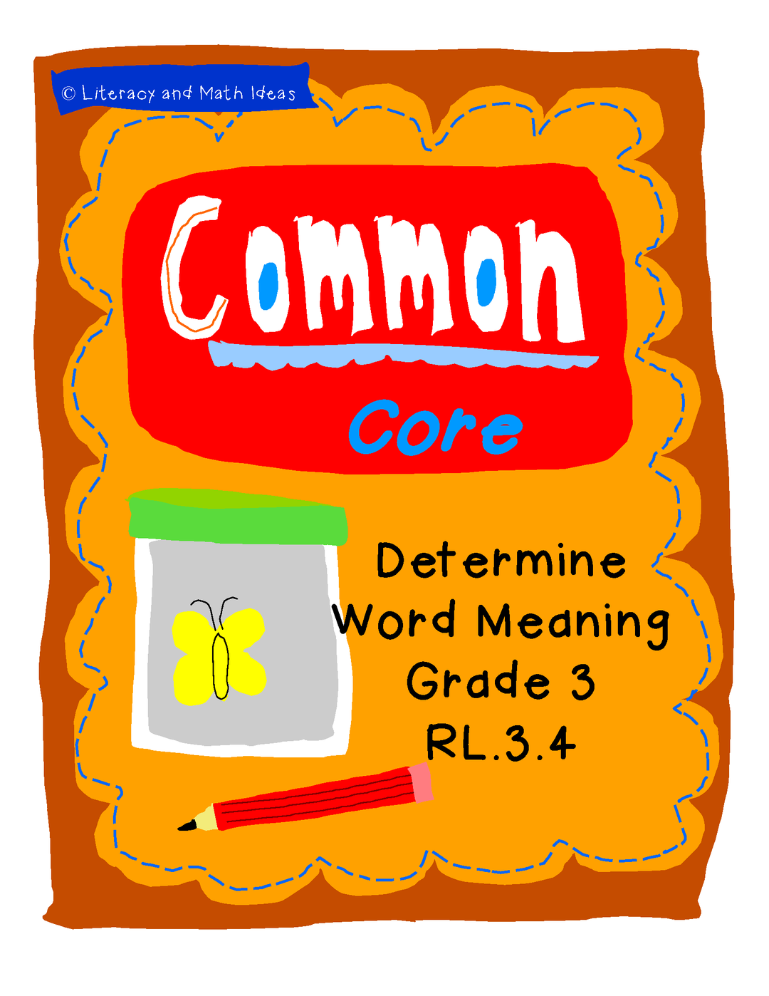 Word Meaning Activity Cards Grade 3 Common Core RL.3.4