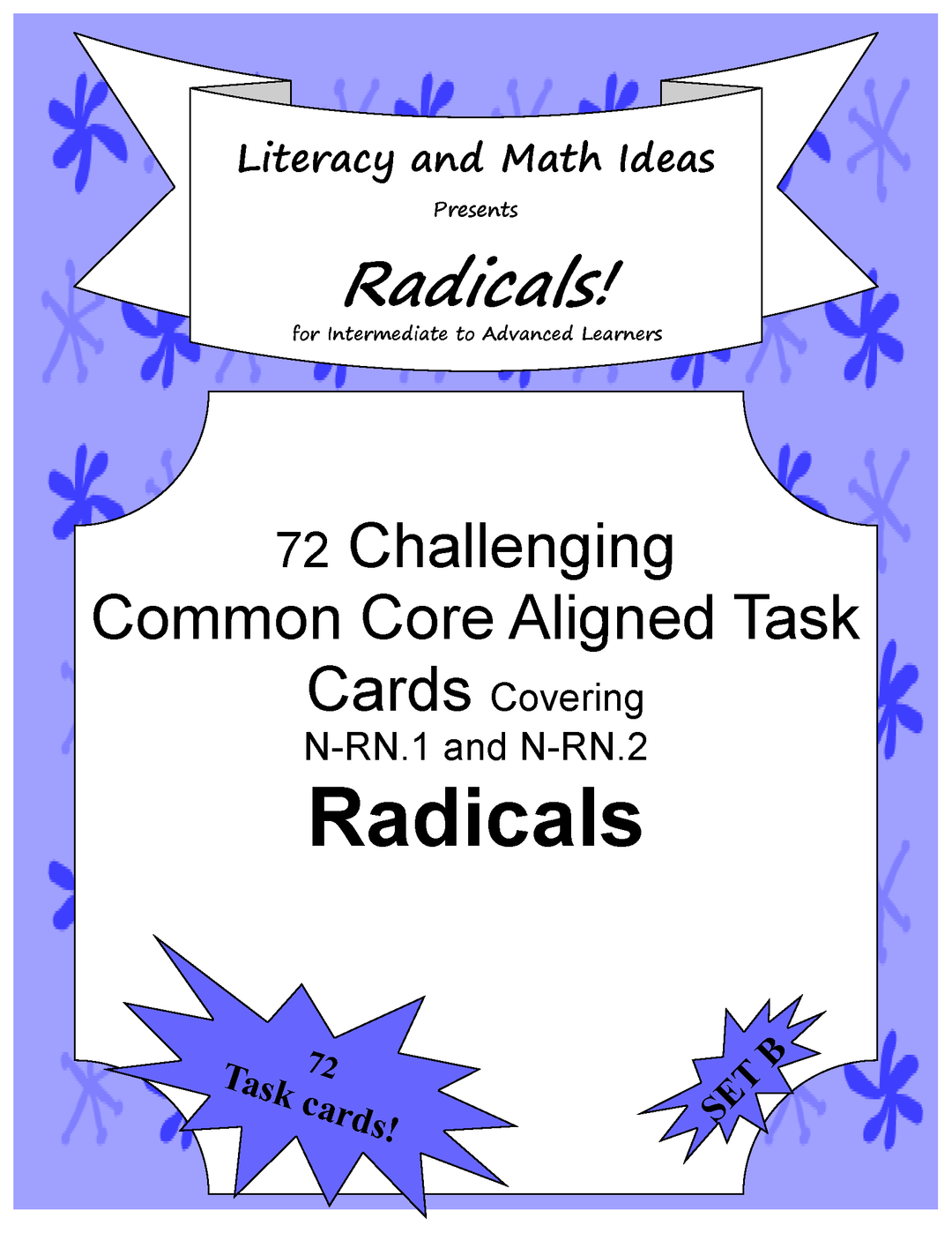 72 Radicals Task Cards (Set 2)