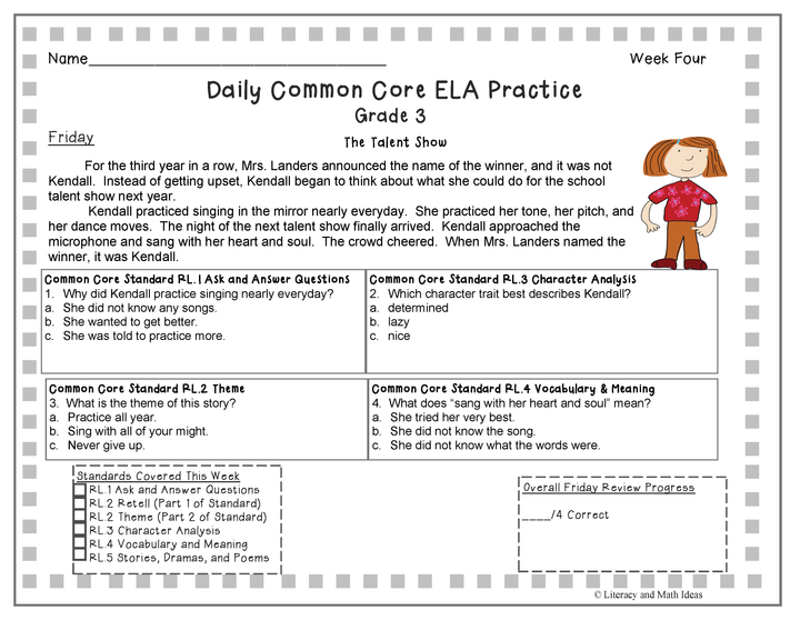 Common Core Standards Bookmarks