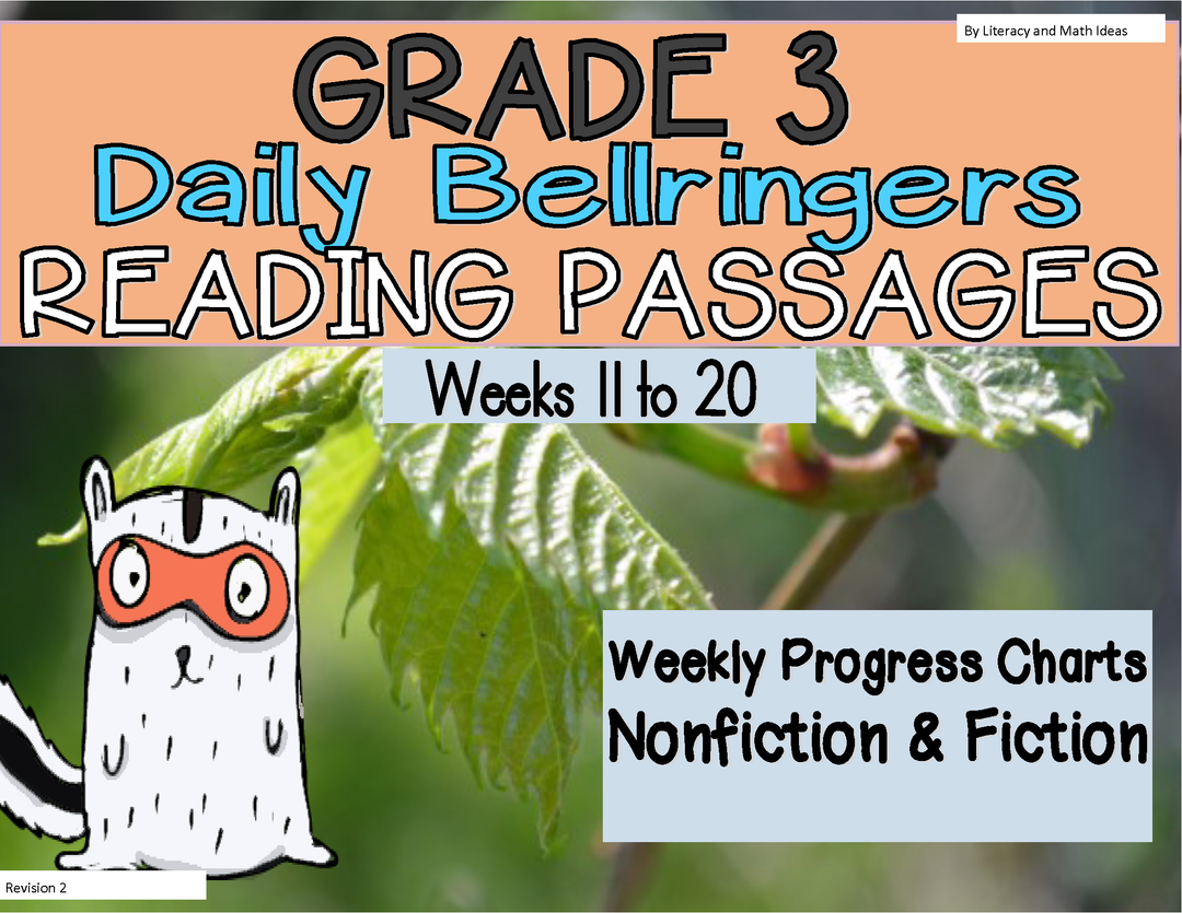 Grade 3 Daily Reading Practice (Weeks 11-20)