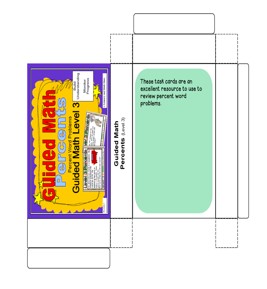 Percents Task Cards (Guided Math Level 3)