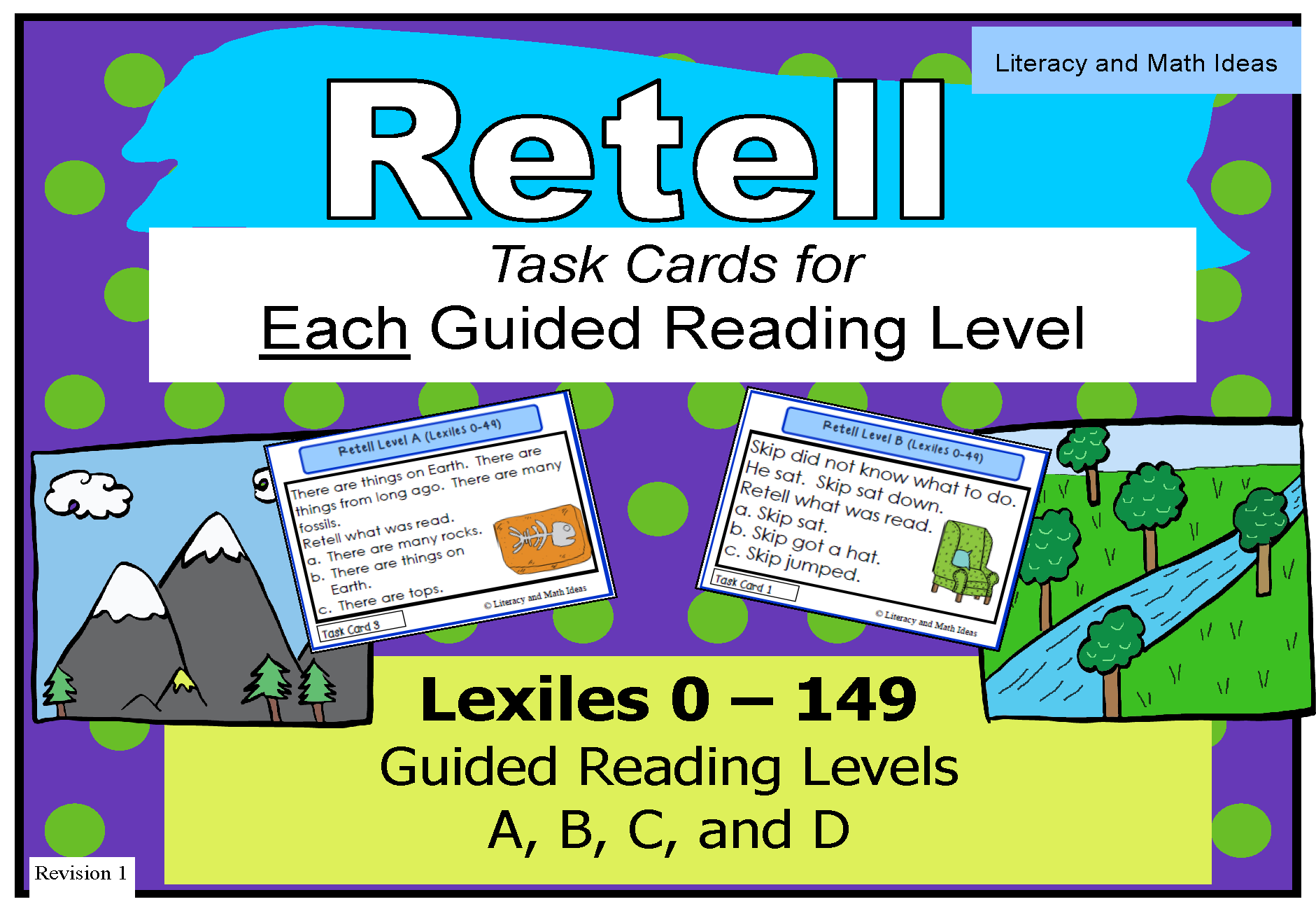 Retell Go Map Self-Grading Retell Task Cards + Print~Retell Video Game ~Guided Readi ...